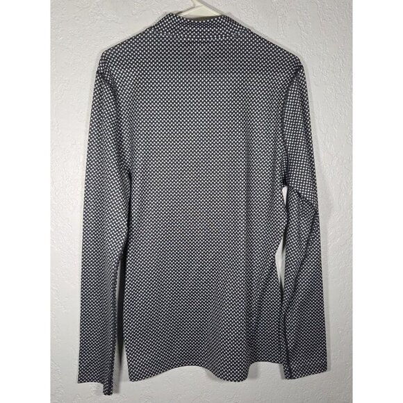 Under Armour Women Black Star Print Coldgear Mock Turtleneck Cold Gear Fitted XL - Picture 4 of 5